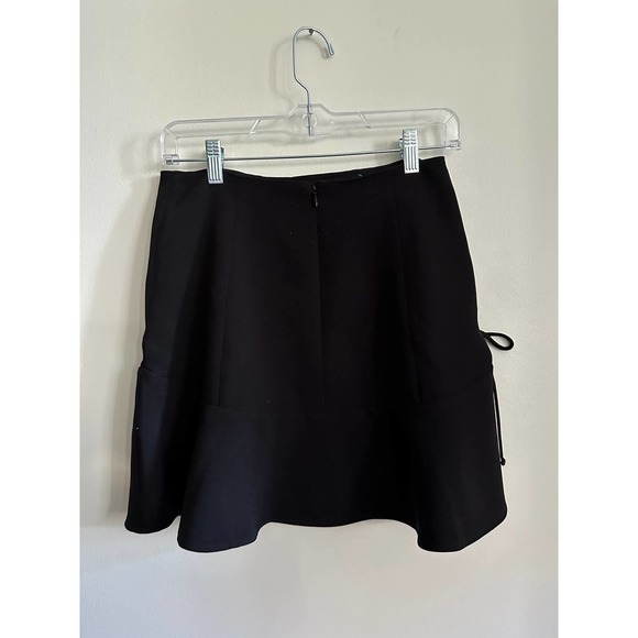 Y2K Express Black Skirt with Lace up Detail - Picture 3 of 4